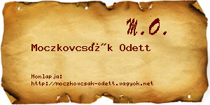 Moczkovcsák Odett névjegykártya